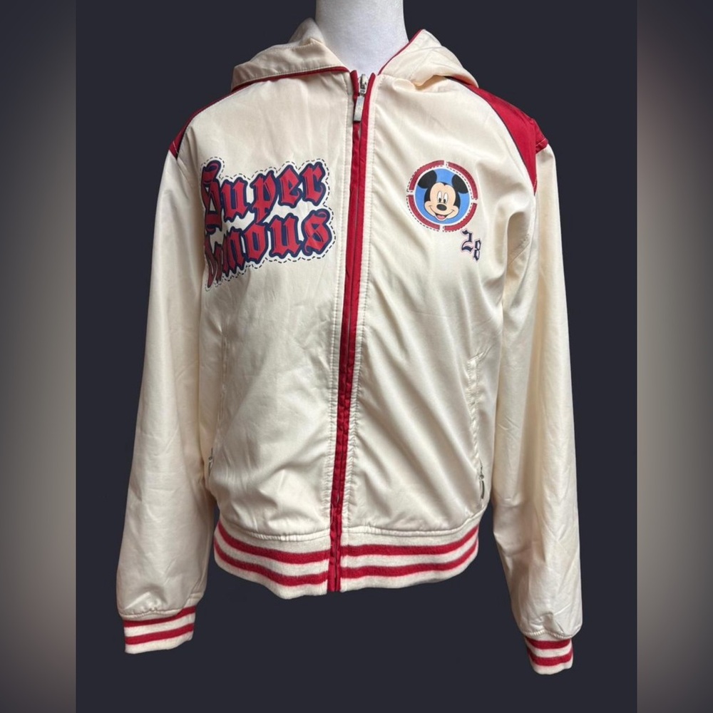 Disney Super Stars Mickey Mouse White and Red Jacket